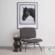 Nora Charcoal Fabric Accent Chair
