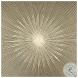 Rini White Marble And Gold Metal Accent Table