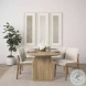 Isla Light Brown Oval Dining Table