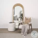 Nico Oatmeal Fabric Accent Chair