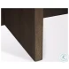 Bianca White Marble And Dark Brown Wood Coffee Table