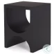 Sobi Matte Black Square Side Table