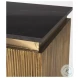 Satima Black Marble And Gold Metal Square Accent Table