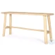 Light Brown Wooden Craftsman Console Table