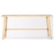 Light Brown Wooden Craftsman Console Table