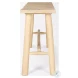 Light Brown Wooden Craftsman Console Table