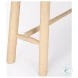 Light Brown Wooden Craftsman Console Table