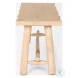 Light Brown Wooden Craftsman Bench