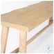 Light Brown Wooden Craftsman Bench