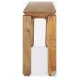 Sapphira Brown Wood Console Table
