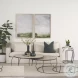 Clapp Light Brown Wood And Silver Metal Coffee Table