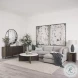 Bianca White Marble And Dark Brown Wood Coffee Table