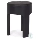 Riya Black Solid Wood Stool