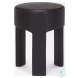 Riya Black Solid Wood Stool