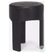 Riya Black Solid Wood Stool