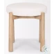Shaiden Cream Fabric Stool