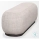 Siren Gray Fabric Bench