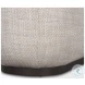Siren Gray Fabric Bench