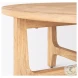 Taylin Light Brown Wood Round Coffee Table