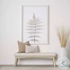 Taimo Striped Fabric And White Washed Light Brown Wood Bench