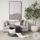 Arreto Black Hexagonal Hinged Storage Small Coffee Table