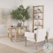 Taylin Light Brown Solid Wood Open Bookshelf