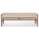 Tadi Dark Brown Wood Rectangular Bench