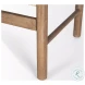 Tadi Dark Brown Wood Rectangular Bench