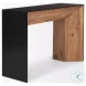 Tabor Black Oak And Natural Wood Console Table