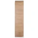 Sorina Light Brown Wood Reverse Fluted Curio Cabinet