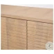 Sorina Light Brown Wood Reverse Fluted Sideboard