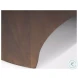 Shima Dark Brown Wood Round Coffee Table