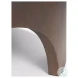 Shima Dark Brown Wood Round Coffee Table