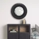 Ranela Black Beaded Wooden Wall Mirror