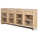 Suri Light Brown Glass Door Sideboard