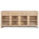 Suri Light Brown Glass Door Sideboard