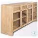 Suri Light Brown Glass Door Sideboard