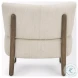 Vyra Cream Fabric Accent Chair