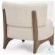 Vyra Cream Fabric Accent Chair