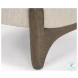 Vyra Cream Fabric Accent Chair