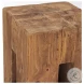Waylen Natural Wood Block Accent Stool