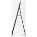 Tillie Oblong Matte Black Metal Standing Floor Mirror