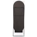 Tillie Oblong Matte Black Metal Standing Floor Mirror