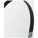 Tillie Oblong Matte Black Metal Standing Floor Mirror