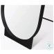 Tillie Oblong Matte Black Metal Standing Floor Mirror