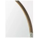 Tillie Brushed Gold Metal Frame Round Wall Mirror