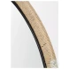 Vasie Black Wood Jute Round Mirror