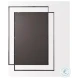 Tiva Gunmetal Dual Metal Frame Rectangular Mirror