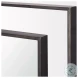 Tiva Gunmetal Dual Metal Frame Rectangular Mirror
