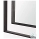 Tiva Gunmetal Dual Metal Frame Rectangular Mirror